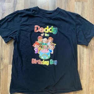 Daddy of the birthday boy cocomelon shirt size unisex large